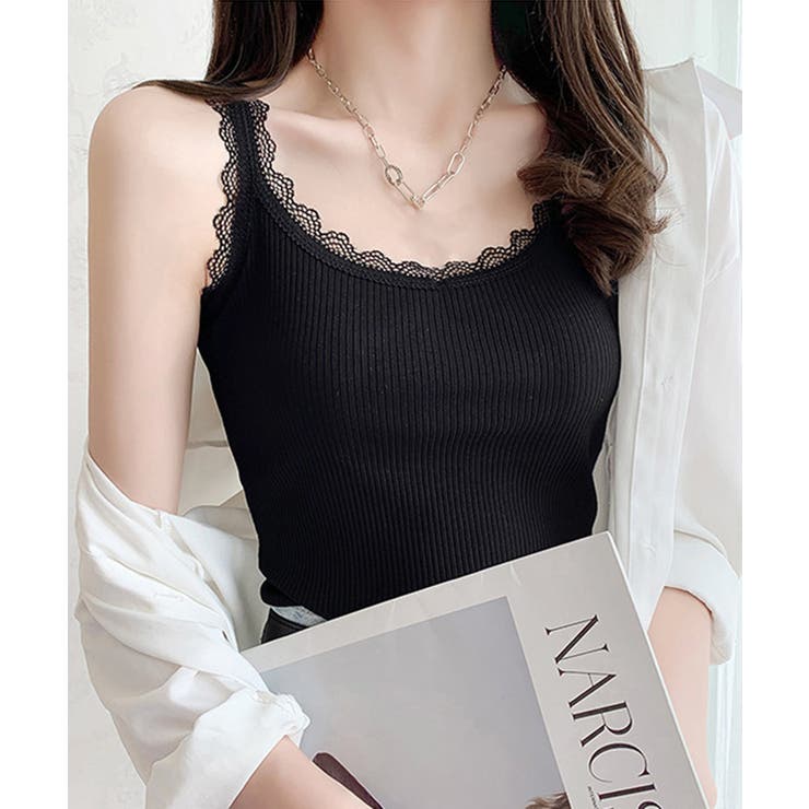 レディースキャミソール 韓国風 ノースリーブトップス | SUNSHINE CLOSET | 詳細画像3 