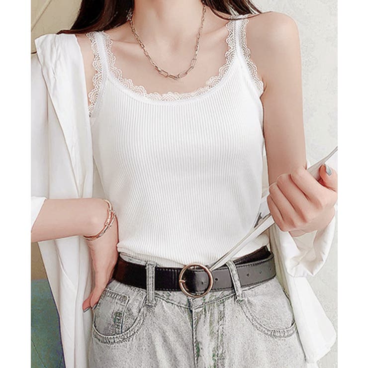 レディースキャミソール 韓国風 ノースリーブトップス | SUNSHINE CLOSET | 詳細画像4 