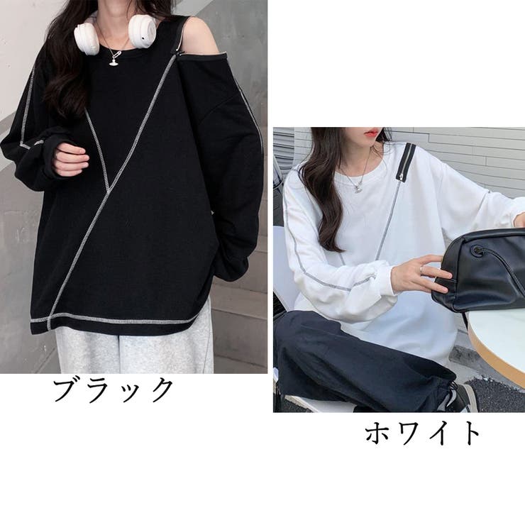 ロングtシャツ カットソー 春秋冬 無地 | SUNSHINE CLOSET | 詳細画像2 