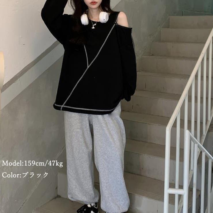ロングtシャツ カットソー 春秋冬 無地 | SUNSHINE CLOSET | 詳細画像6 
