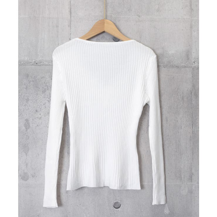 ニットトップス レースネック 長袖 秋冬 | SUNSHINE CLOSET | 詳細画像10 