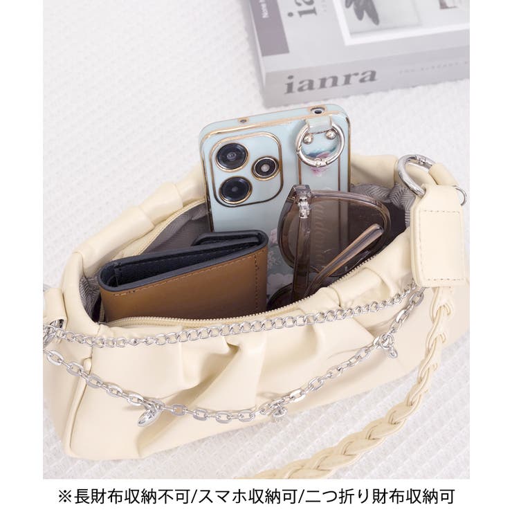 ギャザーバッグ PUレザー 軽量 | SUNSHINE CLOSET | 詳細画像5 