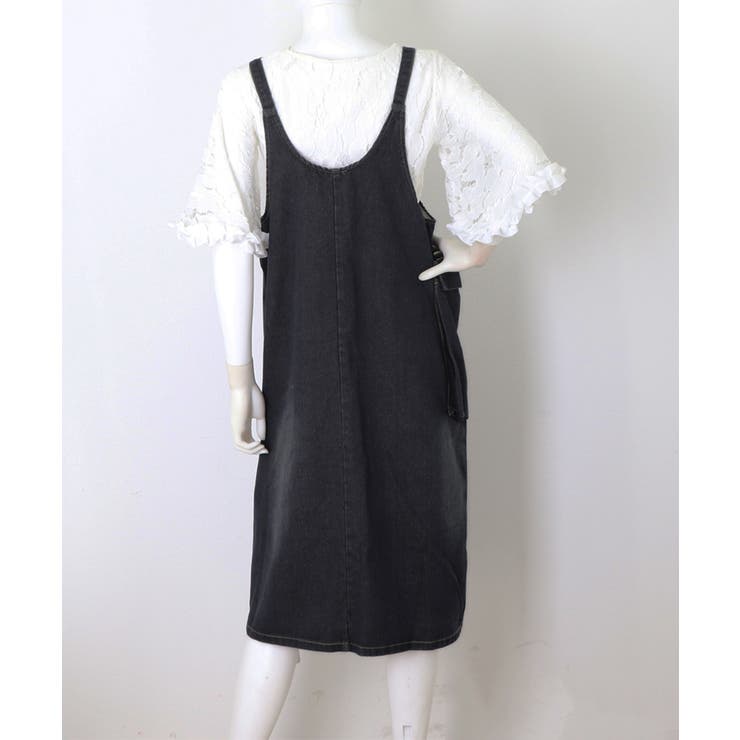 サロペット ロング丈 デニムワンピース | SUNSHINE CLOSET | 詳細画像10 