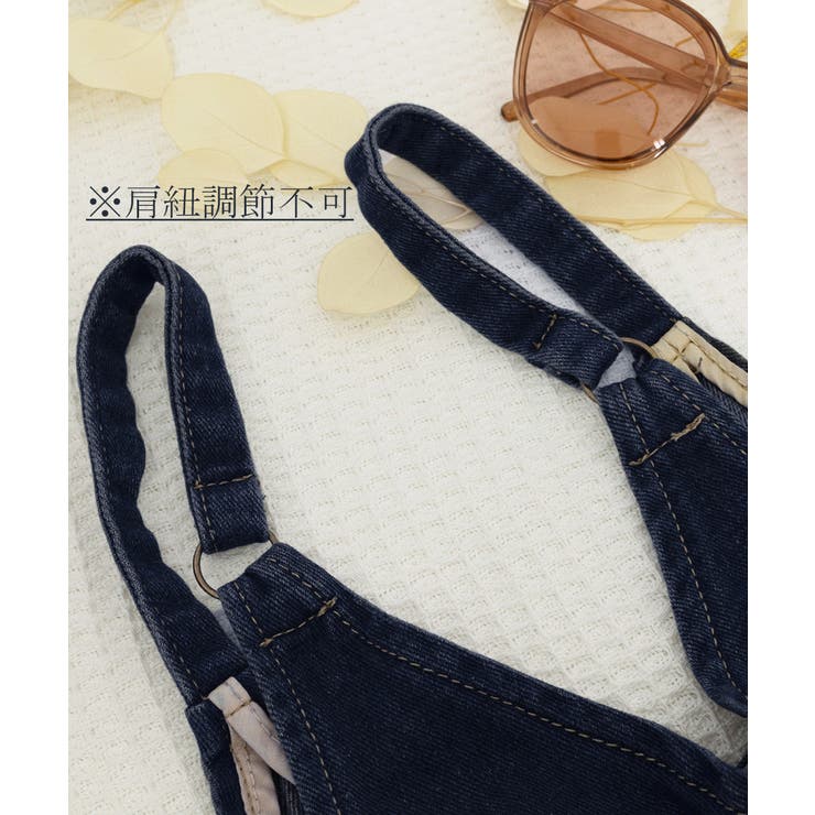 サロペット ロング丈 デニムワンピース | SUNSHINE CLOSET | 詳細画像12 