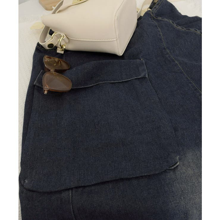 サロペット ロング丈 デニムワンピース | SUNSHINE CLOSET | 詳細画像14 