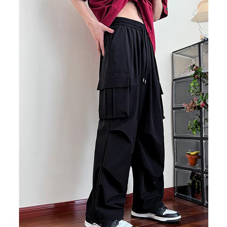 カーゴパンツ メンズゆったりワイドパンツ | SUNSHINE CLOSET | 詳細画像8 