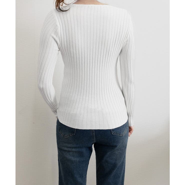 ニットトップス Vネックセーター 春秋冬 | SUNSHINE CLOSET | 詳細画像9 