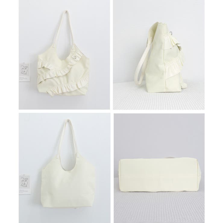 トートバッグ 大容量 肩掛けバッグ 合皮 | SUNSHINE CLOSET | 詳細画像10 