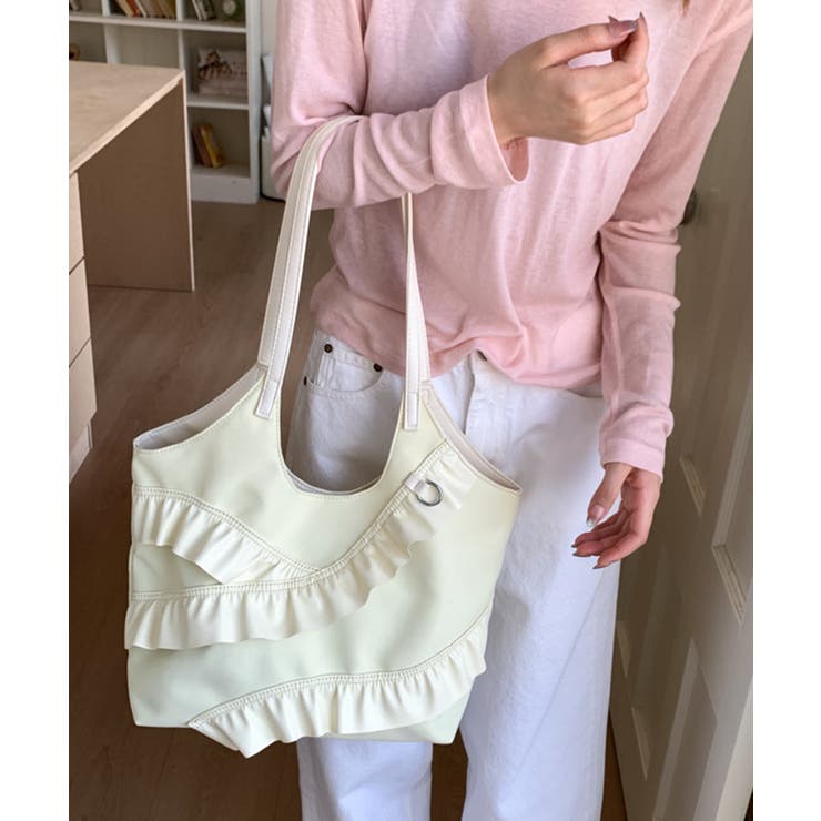 トートバッグ 大容量 肩掛けバッグ 合皮 | SUNSHINE CLOSET | 詳細画像2 