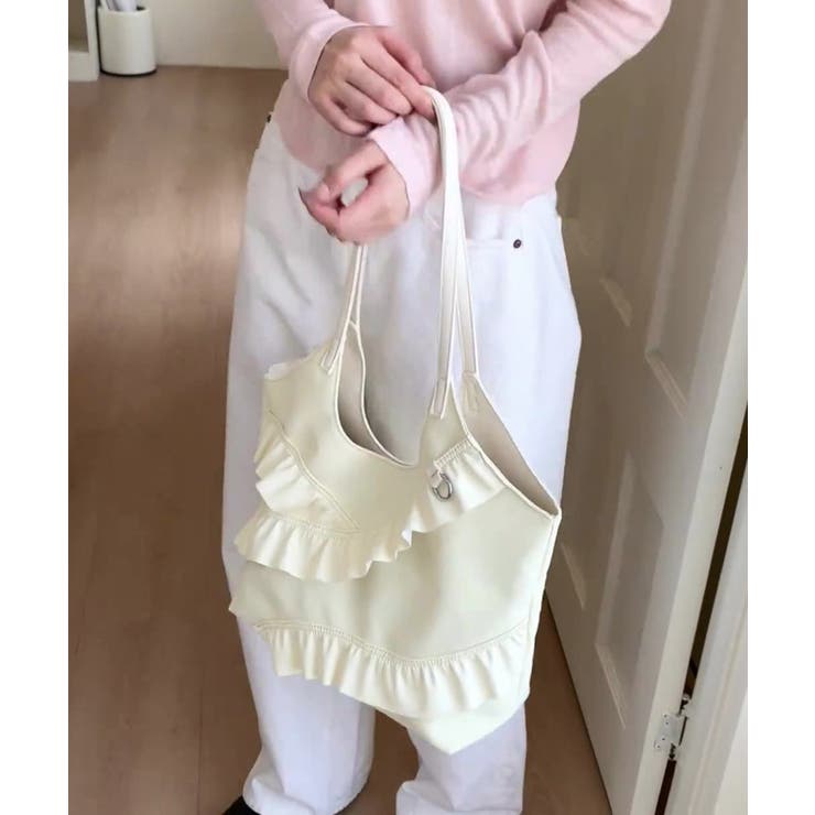 トートバッグ 大容量 肩掛けバッグ 合皮 | SUNSHINE CLOSET | 詳細画像3 