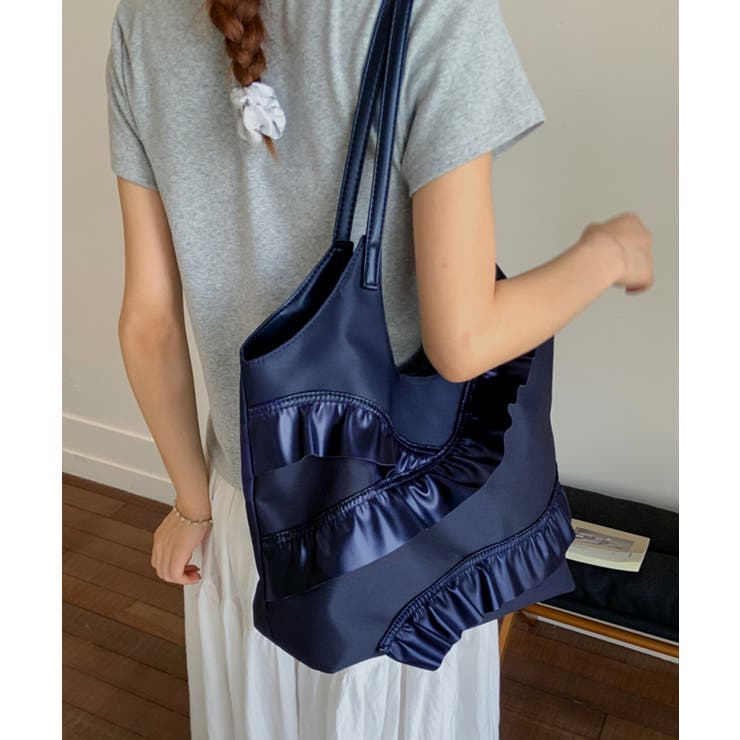 トートバッグ 大容量 肩掛けバッグ 合皮 | SUNSHINE CLOSET | 詳細画像7 