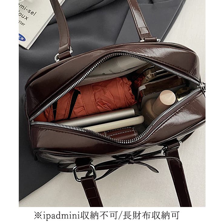 トートバッグ PUレザーバッグ ツヤ感 | SUNSHINE CLOSET | 詳細画像10 