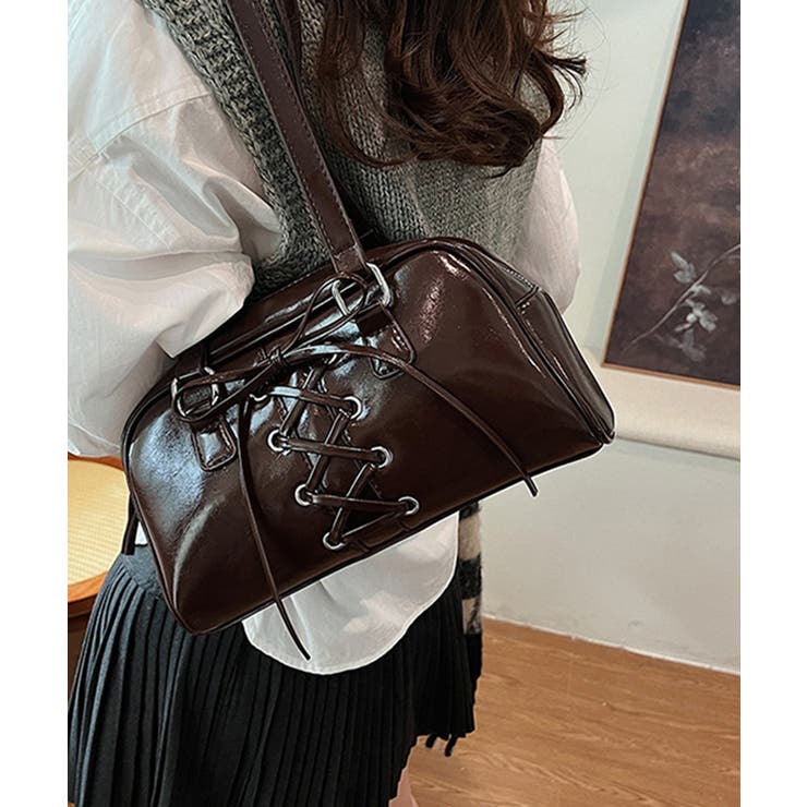 トートバッグ PUレザーバッグ ツヤ感 | SUNSHINE CLOSET | 詳細画像4 