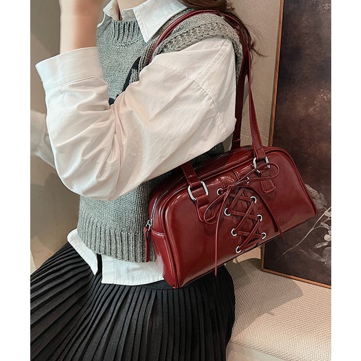 トートバッグ PUレザーバッグ ツヤ感 | SUNSHINE CLOSET | 詳細画像8 