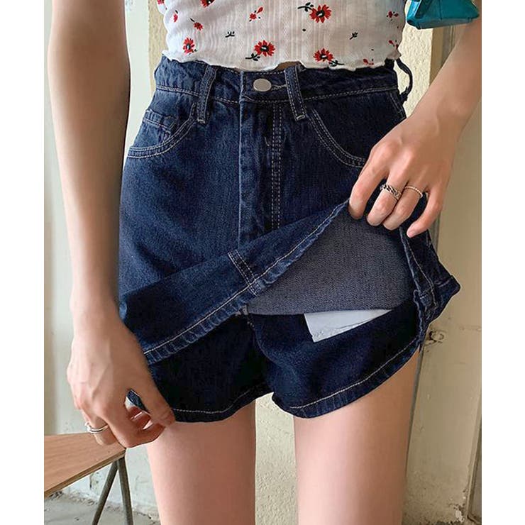 レディース チラ見せ防止キュロットスカート 美尻美脚Aラインスカパン | SUNSHINE CLOSET | 詳細画像1 