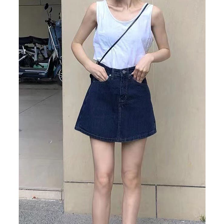 デニムスカパンハイウエストショートパンツ | SUNSHINE CLOSET | 詳細画像13 