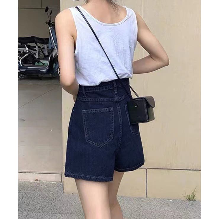 デニムスカパンハイウエストショートパンツ | SUNSHINE CLOSET | 詳細画像14 