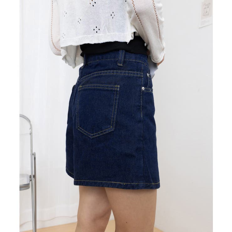デニムスカパンハイウエストショートパンツ | SUNSHINE CLOSET | 詳細画像16 
