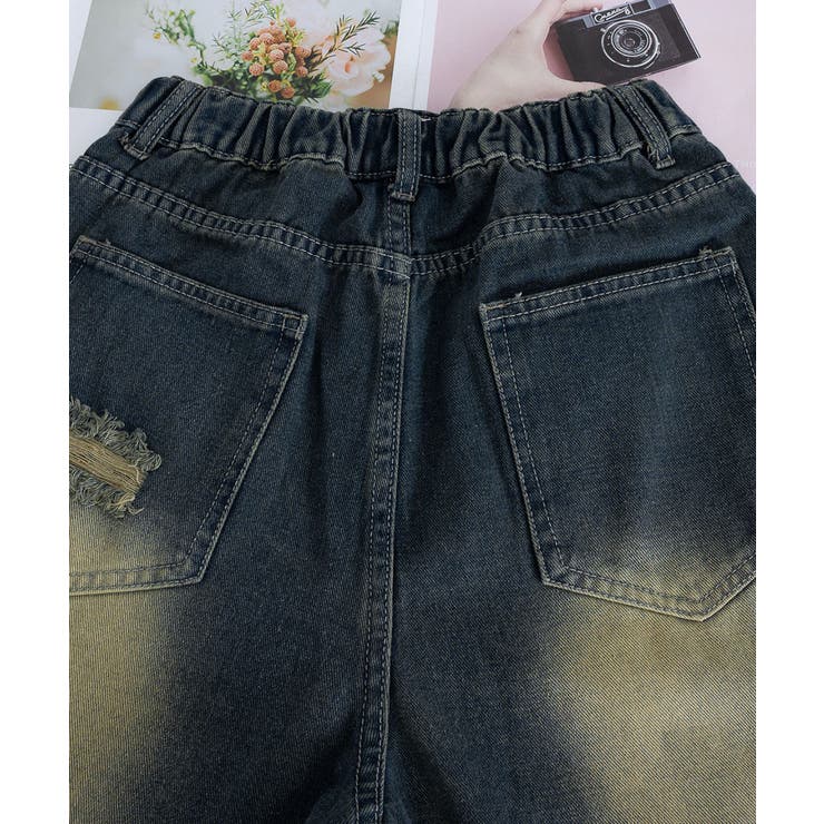 ダメージバギーデニムパンツヴィンテージ風 | SUNSHINE CLOSET | 詳細画像25 