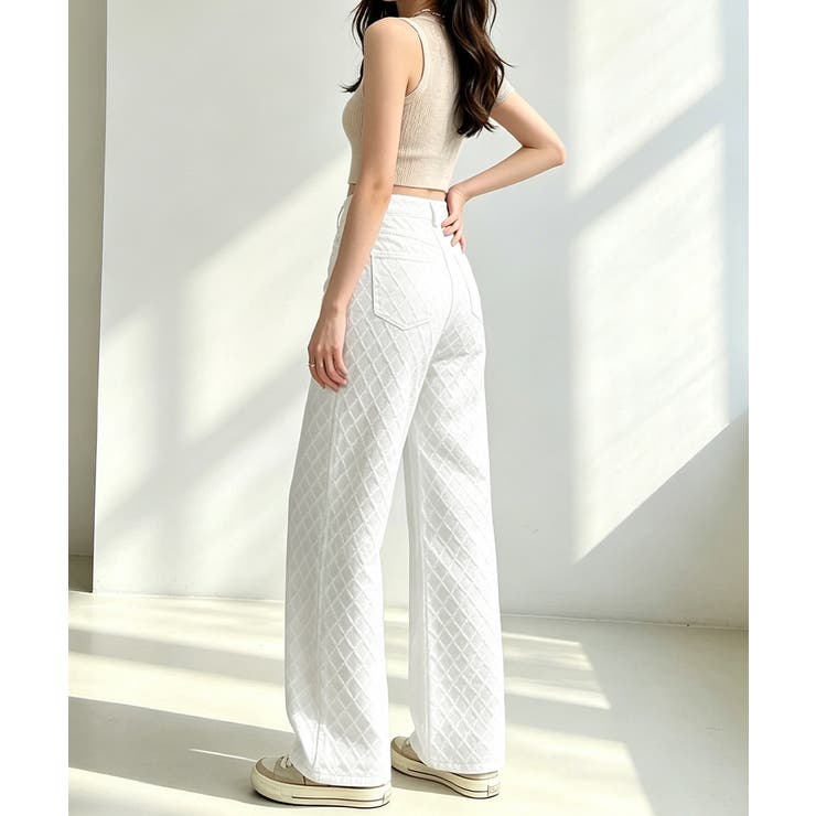 ハイウエストストレートパンツ 体型カバー 大人カジュアル | SUNSHINE CLOSET | 詳細画像17 
