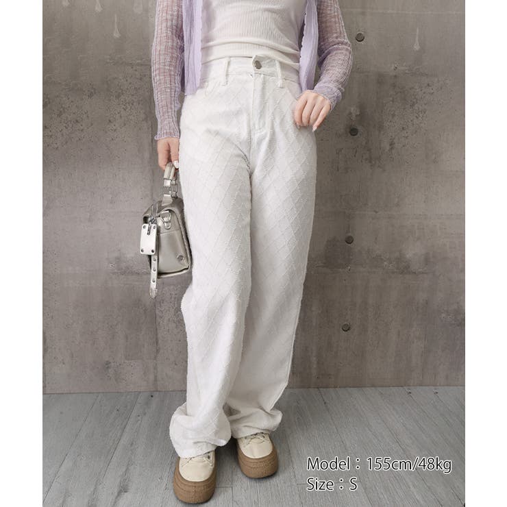 ハイウエストストレートパンツ 体型カバー 大人カジュアル | SUNSHINE CLOSET | 詳細画像18 