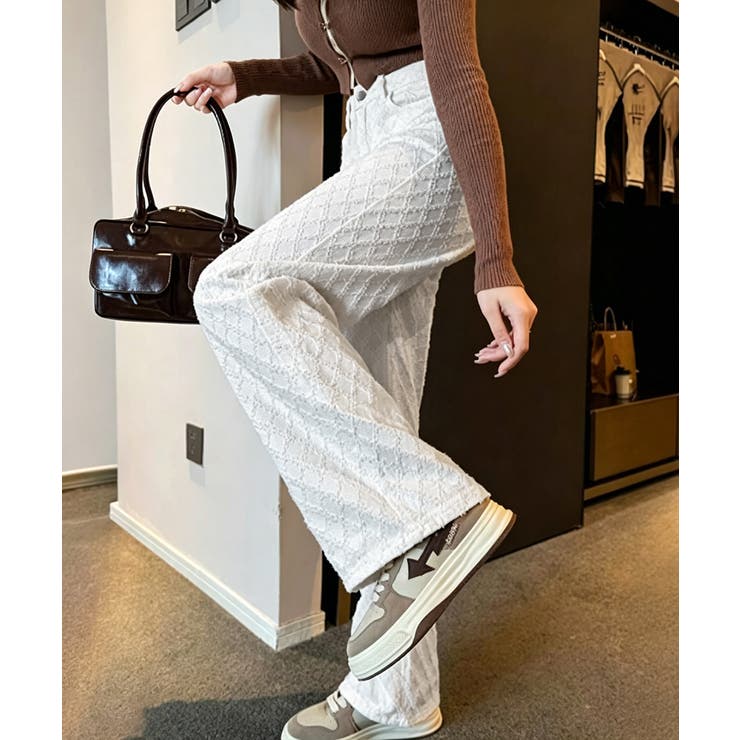 ハイウエストストレートパンツ 体型カバー 大人カジュアル | SUNSHINE CLOSET | 詳細画像6 