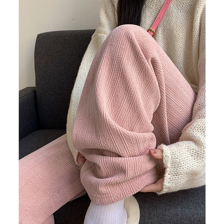 裏起毛ワイドパンツ あったかニットパンツ | SUNSHINE CLOSET | 詳細画像13 