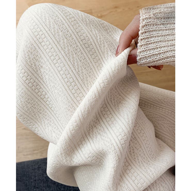 裏起毛ワイドパンツ あったかニットパンツ | SUNSHINE CLOSET | 詳細画像2 