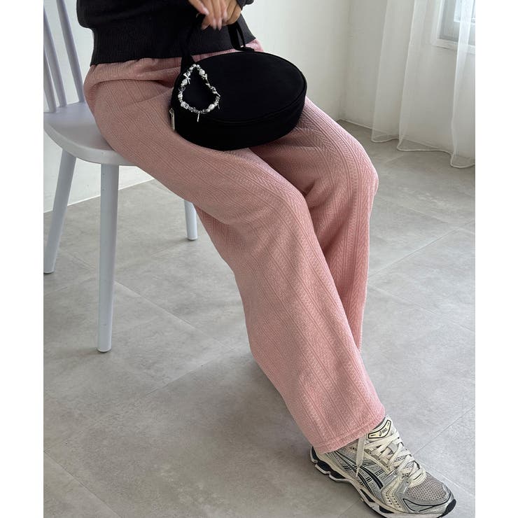 裏起毛ワイドパンツ あったかニットパンツ | SUNSHINE CLOSET | 詳細画像25 