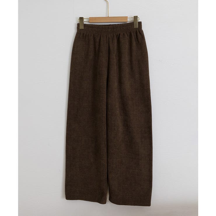 裏起毛ワイドパンツ あったかニットパンツ | SUNSHINE CLOSET | 詳細画像32 