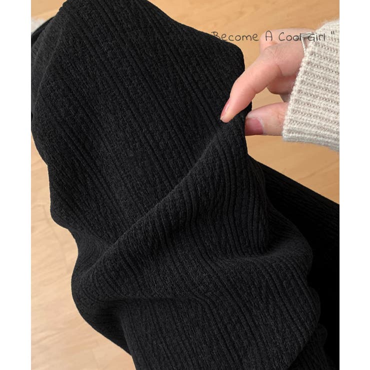 裏起毛ワイドパンツ あったかニットパンツ | SUNSHINE CLOSET | 詳細画像5 