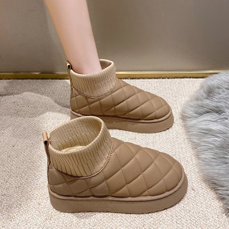 ムートンブーツ キルティング裏起毛ブーツ | SUNSHINE CLOSET | 詳細画像1 