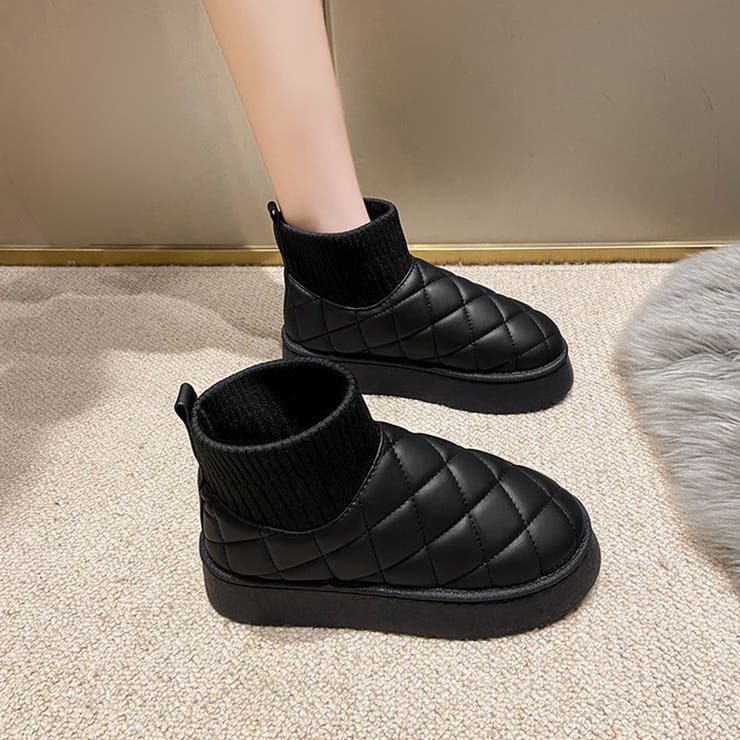 ムートンブーツ キルティング裏起毛ブーツ | SUNSHINE CLOSET | 詳細画像5 