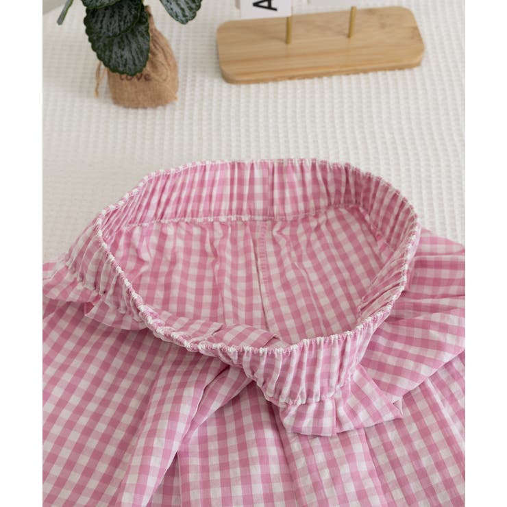 チェック柄ワイドパンツ ハイウエスト薄手 | SUNSHINE CLOSET | 詳細画像32 