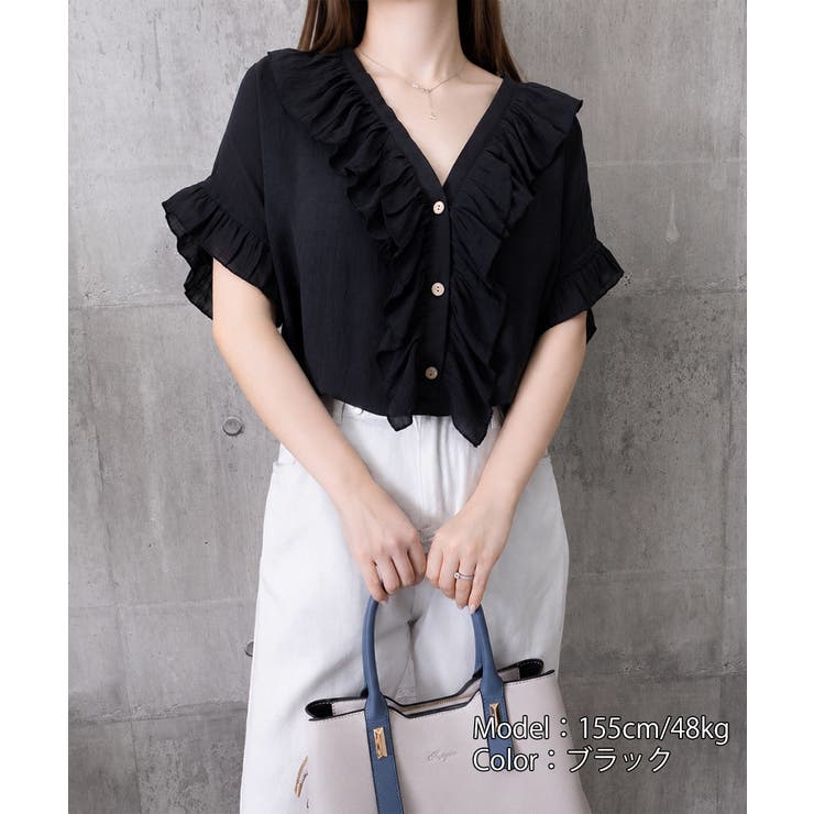 レディース 大人可愛いスキッパーシャツゆったり リネン風ブラウスナチュラル | SUNSHINE CLOSET | 詳細画像22 