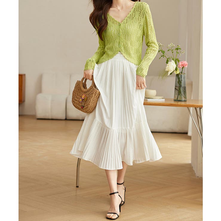 透かし編みカーディガンフェミニン夏羽織り | SUNSHINE CLOSET | 詳細画像16 