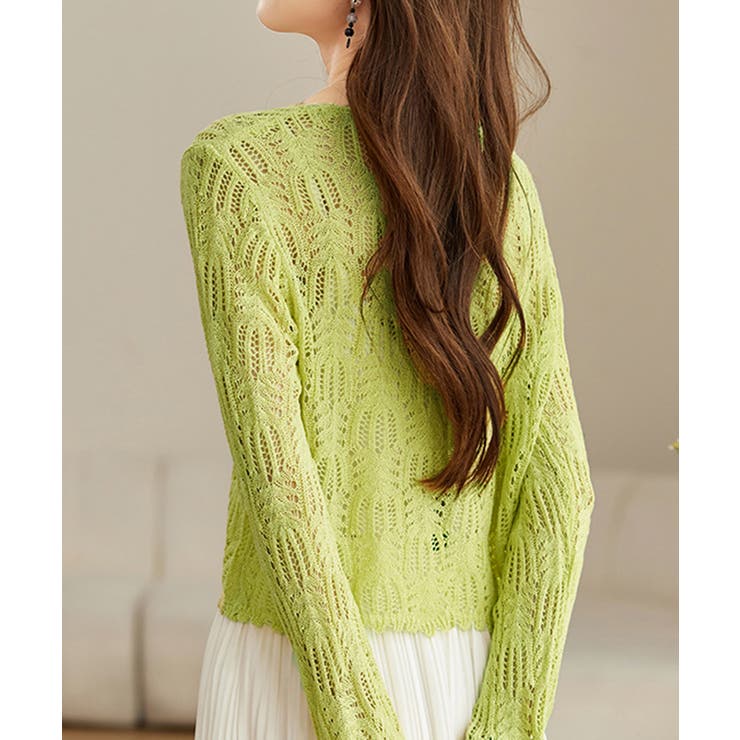 透かし編みカーディガンフェミニン夏羽織り | SUNSHINE CLOSET | 詳細画像17 