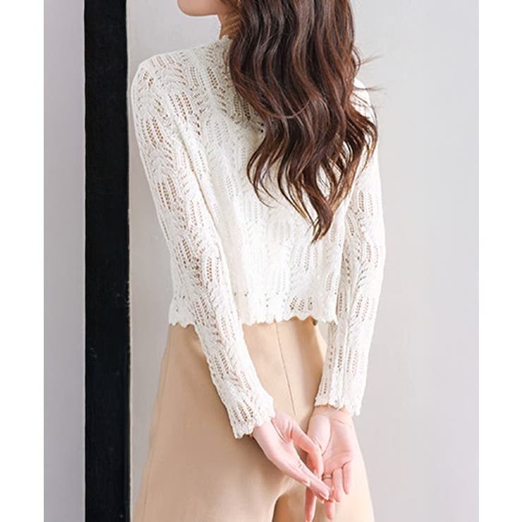 透かし編みカーディガンフェミニン夏羽織り | SUNSHINE CLOSET | 詳細画像8 