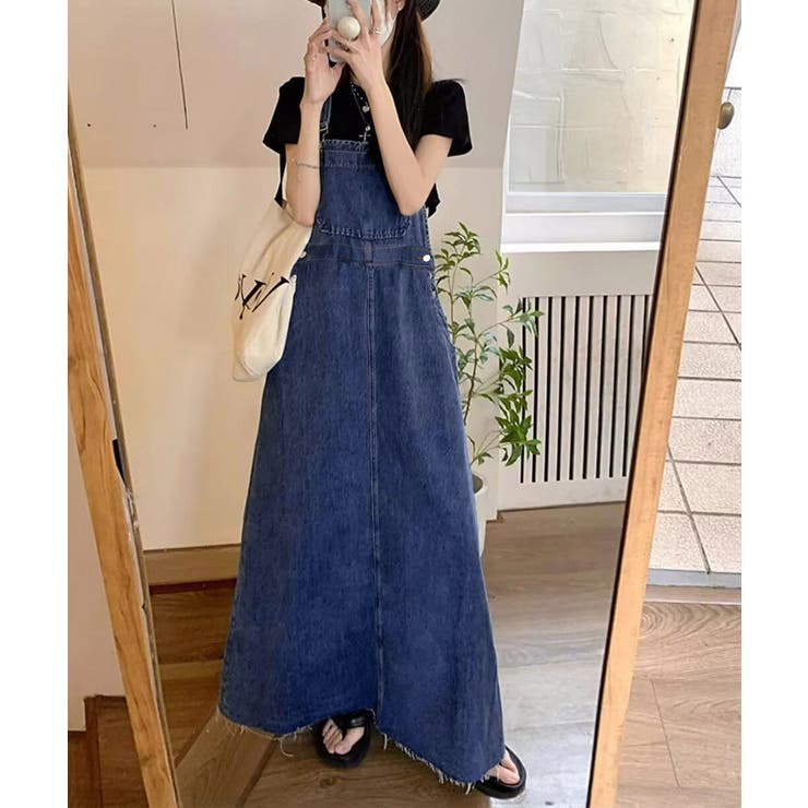 サロペットスカート韓国風デニムジャンスカ | SUNSHINE CLOSET | 詳細画像11 