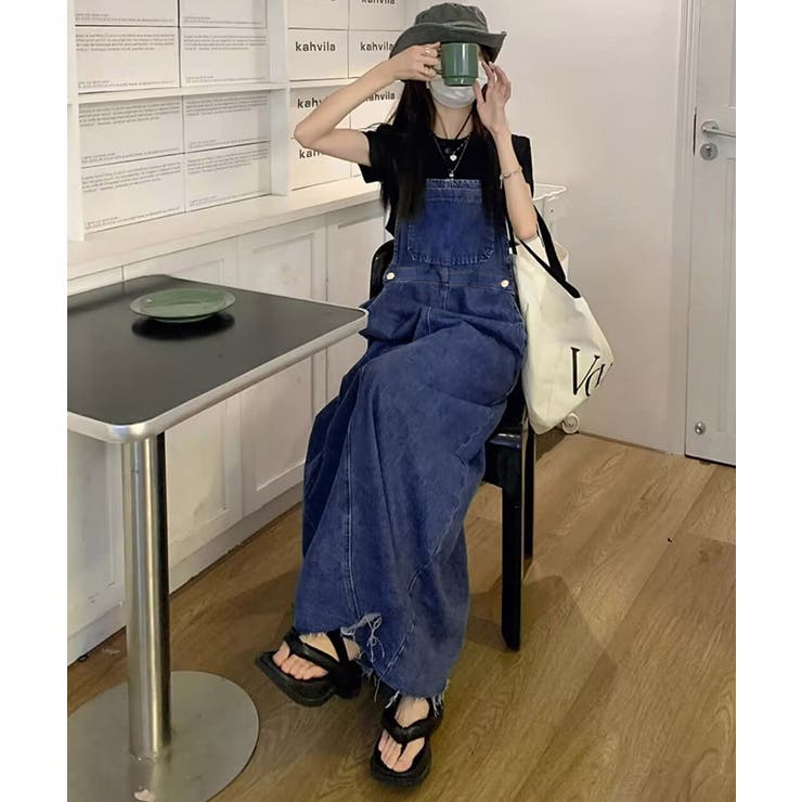 サロペットスカート韓国風デニムジャンスカ | SUNSHINE CLOSET | 詳細画像13 