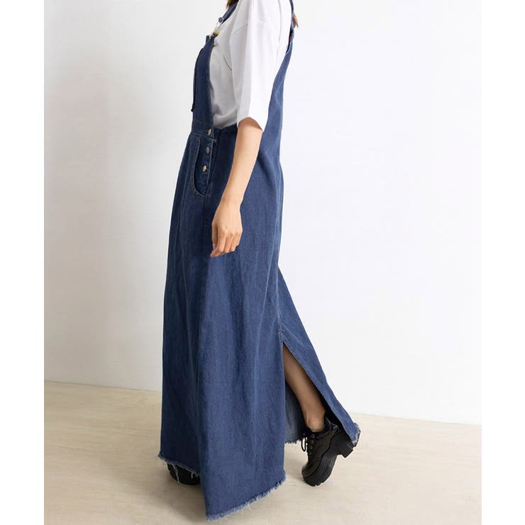 サロペットスカート韓国風デニムジャンスカ | SUNSHINE CLOSET | 詳細画像16 