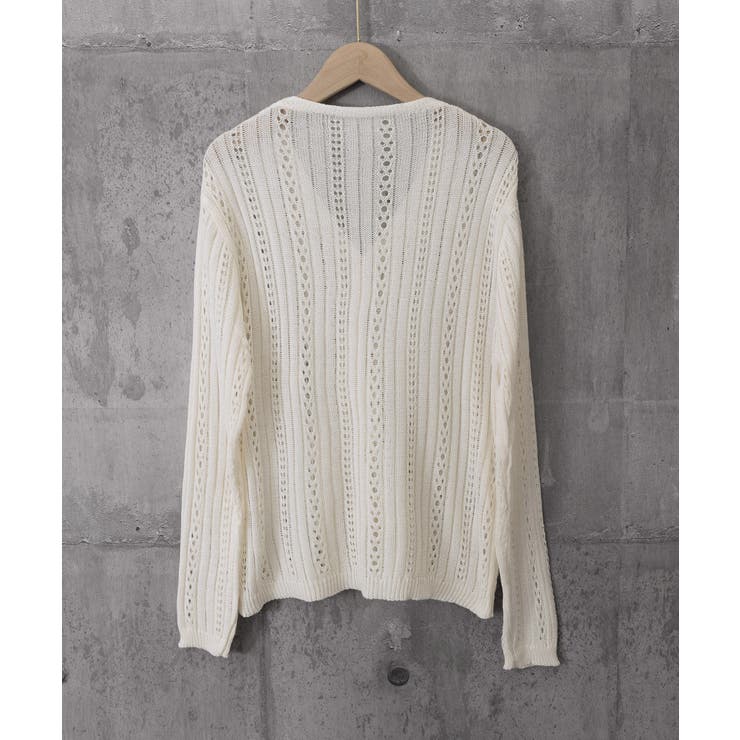 レディース カラーボタンパンチングニットカーデ 大人可愛いサマーニット羽織りきれ… | SUNSHINE CLOSET | 詳細画像19 