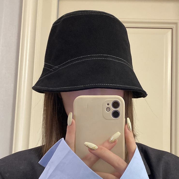 ステッチバケットハット レディース韓国風 | SUNSHINE CLOSET | 詳細画像1 