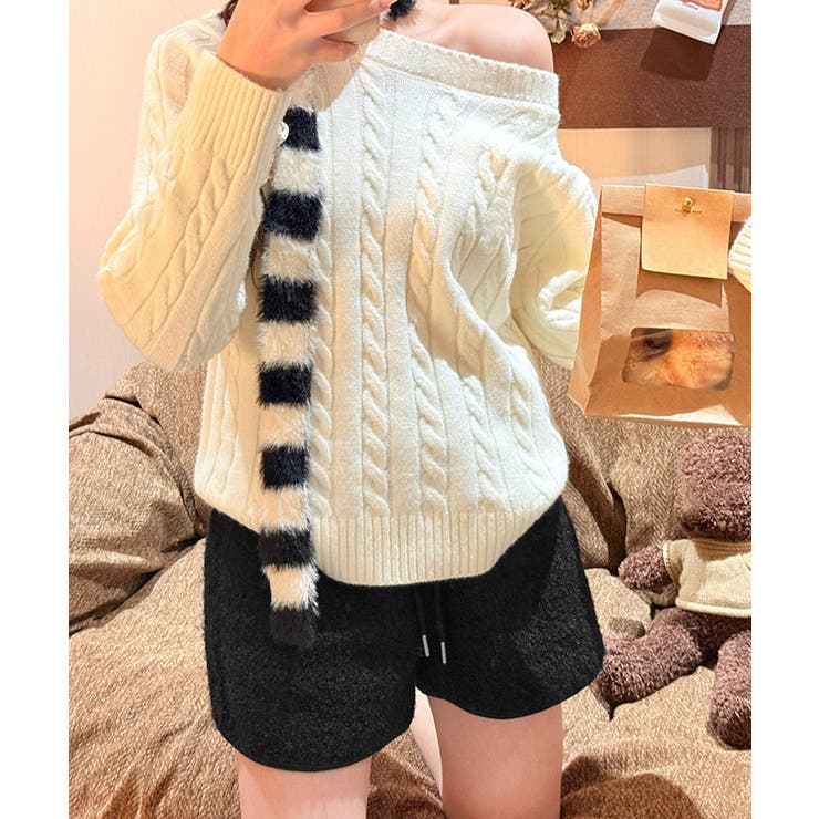 ボアショートパンツ もこもこルームパンツ | SUNSHINE CLOSET | 詳細画像5 