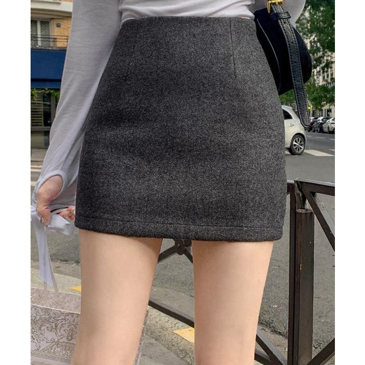 ウールライクミニタイトスカート 美脚脚長 | SUNSHINE CLOSET | 詳細画像1 