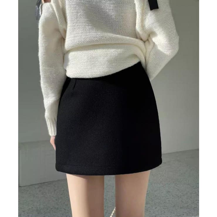 ウールライクミニタイトスカート 美脚脚長 | SUNSHINE CLOSET | 詳細画像8 