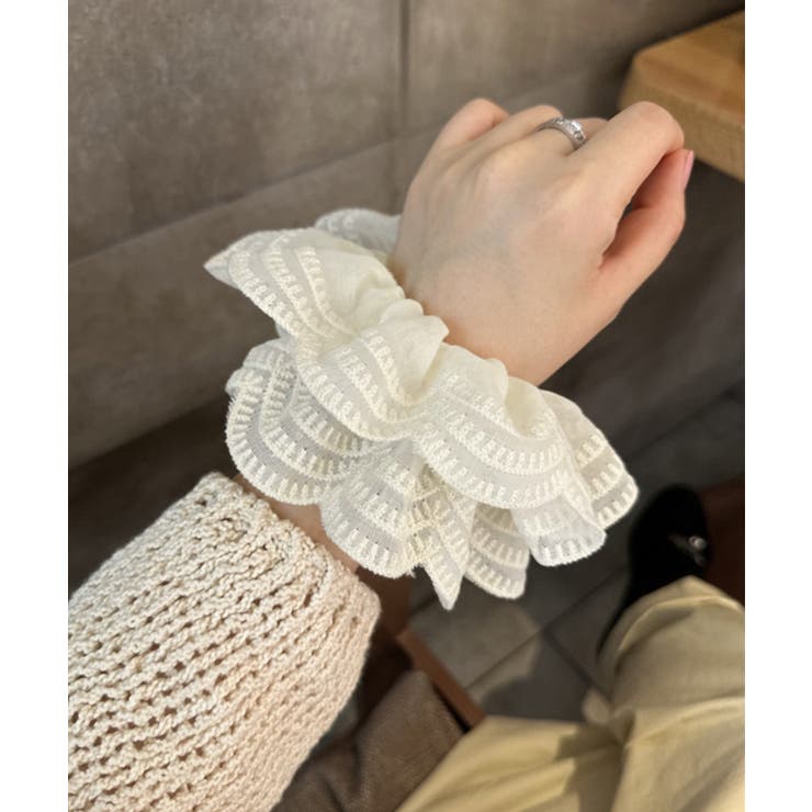 ボリュームレースシュシュ 韓国風ヘアゴム | SUNSHINE CLOSET | 詳細画像13 