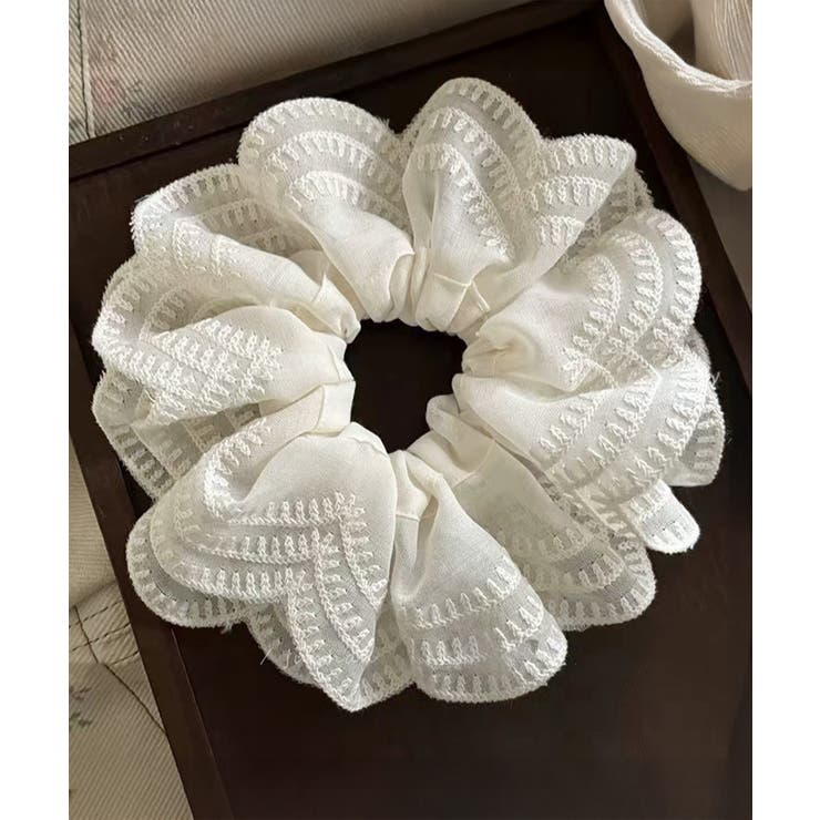 ボリュームレースシュシュ 韓国風ヘアゴム | SUNSHINE CLOSET | 詳細画像17 