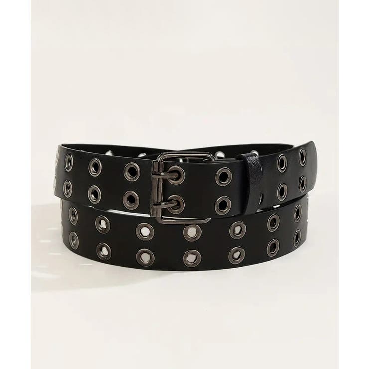 ダブルピンベルト PUレザーハトメベルト | SUNSHINE CLOSET | 詳細画像1 