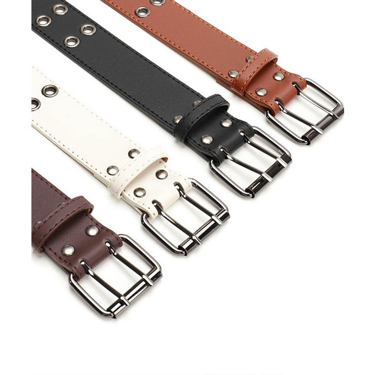 ダブルピンベルト PUレザーハトメベルト | SUNSHINE CLOSET | 詳細画像17 